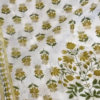 White and Yellow Floral Afghani Suit with pant img2